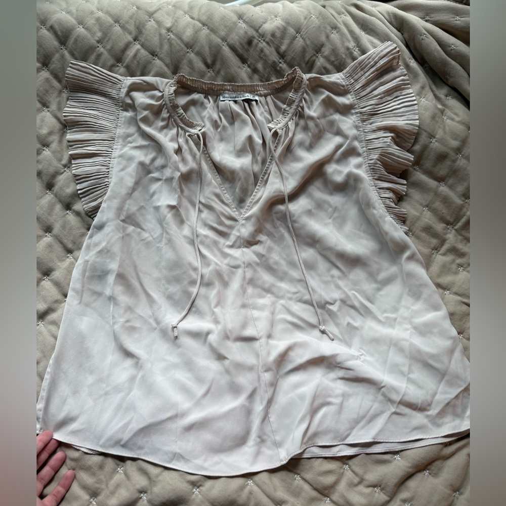 Abercrombie & Fitch Cream Blouse